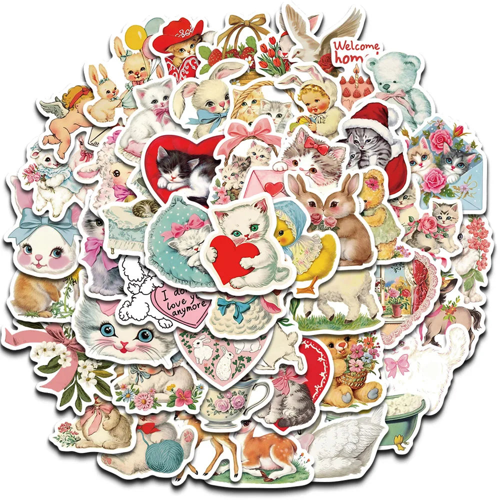 Vintage Animals Sticker