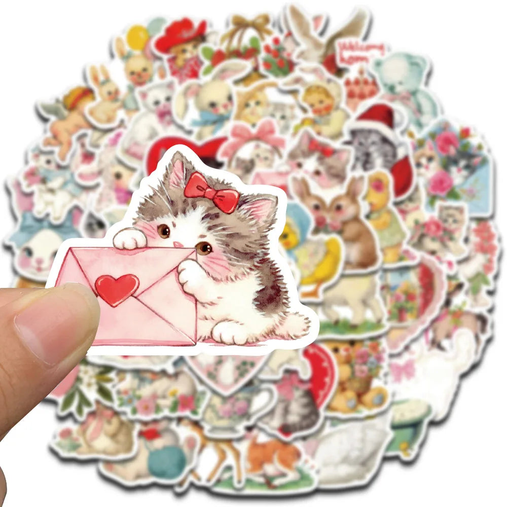 Vintage Animals Sticker