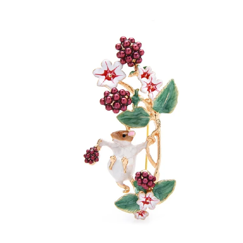 Squirrel Brooch